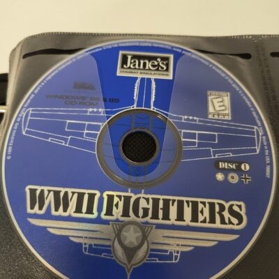 Jane’s Combat Simulation WWII Fighters Windows 98 & 95 PC Game Disc 1 ONLY