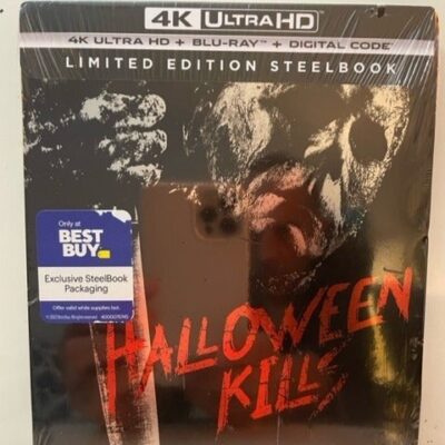 Halloween Kills 4K Steelbook – 4K + Blu-ray – Code – OOP!