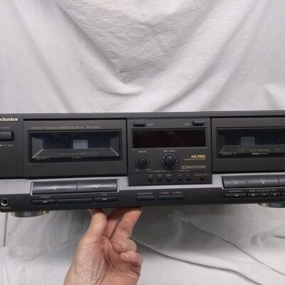 Technics RS-TR232 Double Auto Reverse Cassette Stereo Deck Good Working Shape !!
