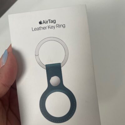 Apple AirTag Leather Key Ring