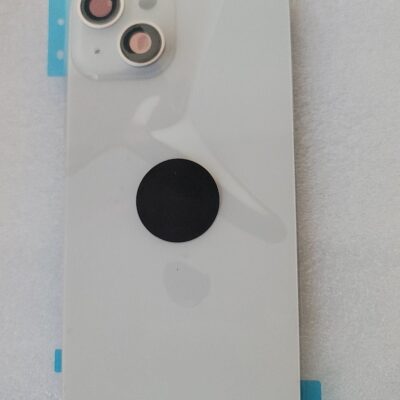 iPhone 14 Back Glass  Replacement Part – white with magnetic Hinges