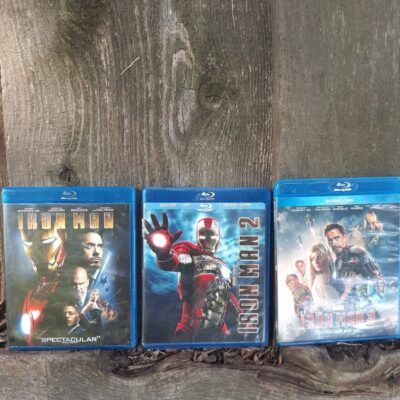 Iron Man 1, 2 and 3 marvel movie collection blu-ray dvd action family superhero