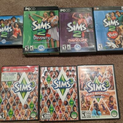 The Sims 2 and Sims 3 PC lot