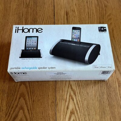 IHome Portable Rechargeable Speaker System, IPod, IPhone,IPad