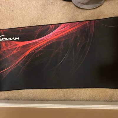 HyperX Fury S – Pro Gaming Mouse Pad, Cloth Surface Optimized for Precision, Sti