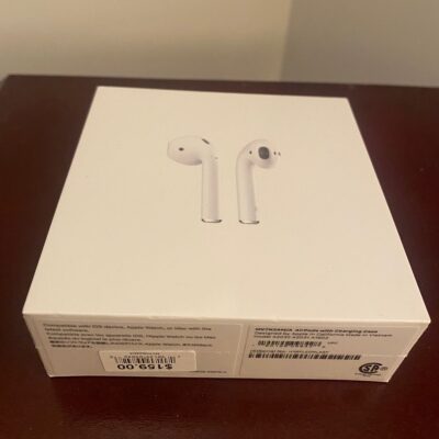 Apple AirPods with Charging Case, 2nd generation, color white, NEW & sealed