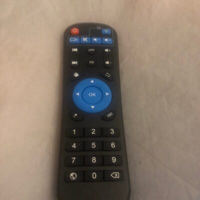 Anebeck Black TV Remote Control for Use w/ T95Z Plus/ Pro (NEW)