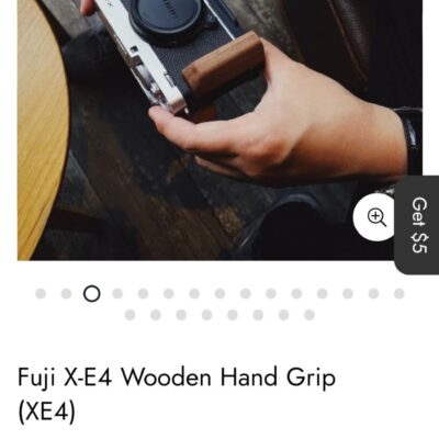 Xe4 wood handgrip