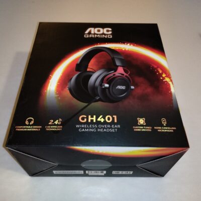 AOC GH401 WIRELESS GAMING HEADSET 2.4GHz USB Connection for PC PS5 Switch 50mm