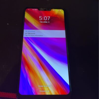 LG G7 ThinQ 64 gigabytes in New Aurora Black