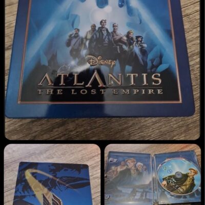 Disneys Atlantis The Lost Empire Blu Ray Steelbook Super RARE