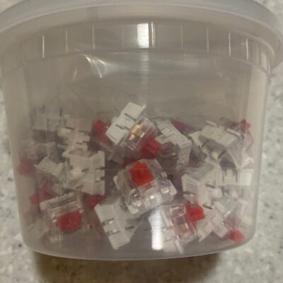 RK Red Switches: 72 Count for mechanical keyboards