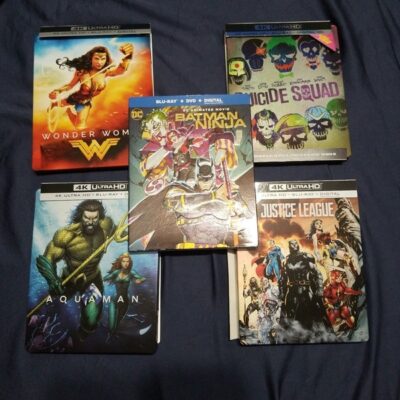 DC steelbook movie lot