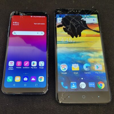 LG Q7+ & ZTE ZMAX PROnfor Parts or Repair