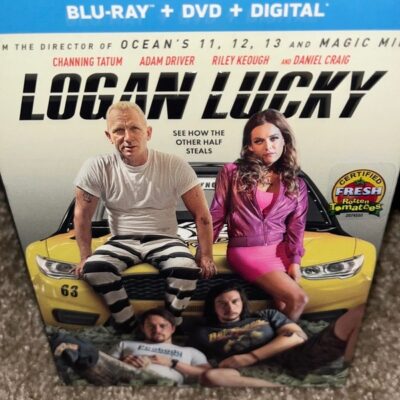 Logan Lucky Blu-Ray with Slipcover