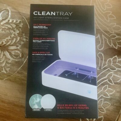 Clean Tray UV light sterilization case phone