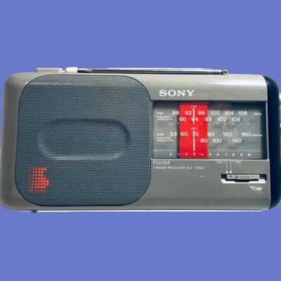 Vintage 1989 SONY FM/AM 2 Band Receiver Radio ICF-750W