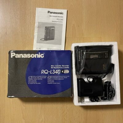 Panasonic RQ-L340 Compact Cassette Tape Recorder Voice Activated System Portable