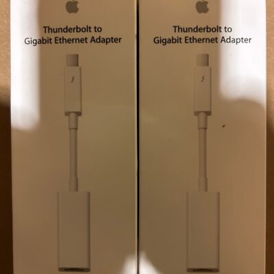 2x Apple Thunderbolt to Gigabit Ethernet Adaoters, New