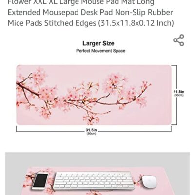 Cherry Blossom Gaming Pad