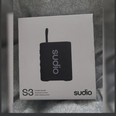 Sudio S3 Waterproof & Portable Speaker – New in Box! Bluetooth Compatible!