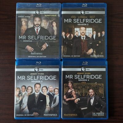 MR. SELFRIDGE: THE COMPLETE SERIES (Blu Ray, 2013, 12-Disc Set) OOP 1080p Piven