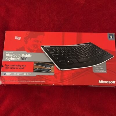Microsoft Bluetooth Mobile Keyboard 5000 >FACTORY SEALED< Android, iOS, Win, Mac