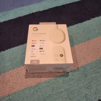 Google Chromecast with Google TV (NEW, Snow Color)