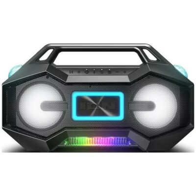 ION Audio Party Rocker Go HighPower Boombox Portable Speaker with Party Starter