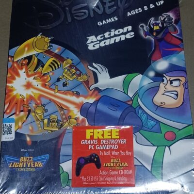 Buzz Lightyear of Star Command Action Game PC CD-ROM Windows 95/98 NEW Sealed