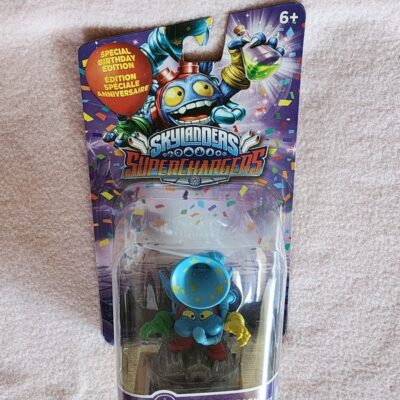 Skylanders Supercharger Birthday Bash Big Bubble Pop Fizz Chase Variant New Rare