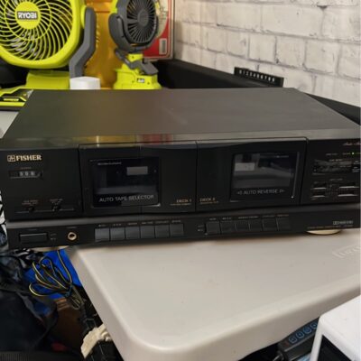 Fisher dual cassette player studio standard Model CR-W683