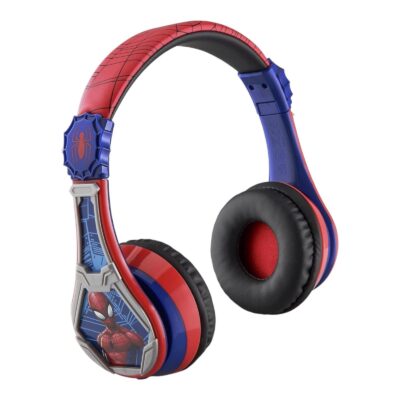 MARVEL Spiderman Bluetooth Kids Headphones with Microphone