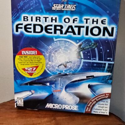 Star Trek: The Next Generation: Birth of the Federation NEW 1999 Big Box PC Game