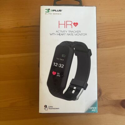 Activity tracker with heart rate monitor