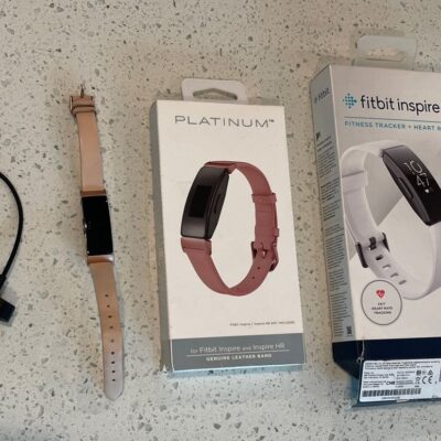 Fitbit inspire HR fitness tracker and heart rate