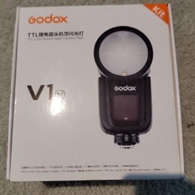 Godox V1-N TTL Li-ion Round Head Camera Flash for Nikon (New/Open Box)