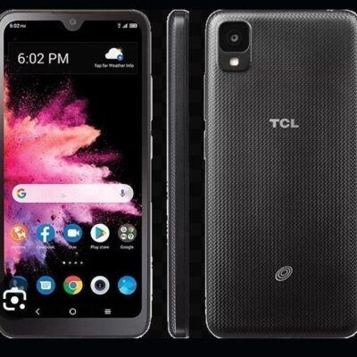 New! Black TCL 30 T T603DL 3GB RAM 32GB 6.52″ HD+ Display TracFone Smartphone