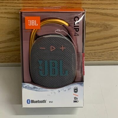 JBL Clip 4 Portable Bluetooth Speaker – JBLCLIP4GRYAM Gray