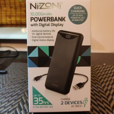 Nizoni Powerbank – 10,000 mAh with Digital Display