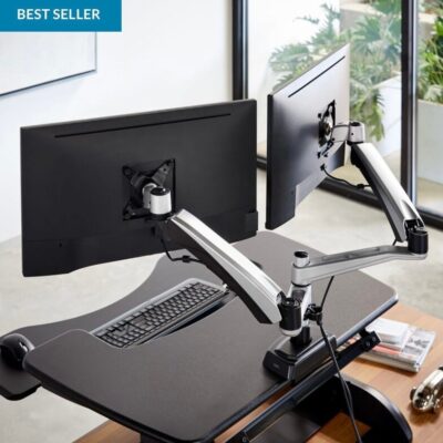 Vari Desk Dual Monitor Arm