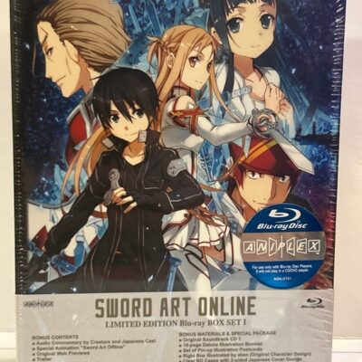 Sword Art Online Limited Edition Blu-Ray Set 1 Sealed OOP