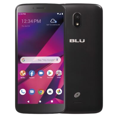 Blu View Mega in Black with Tracfone