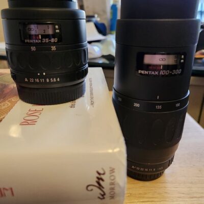 PENTAX SMC 35-80 & 100-300 zoom lenses. PLEASE READ