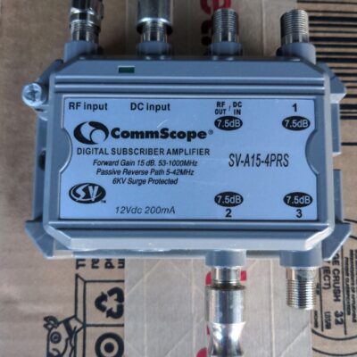 CommScope SV-A15-4PRS Coaxial Amp, 4-way