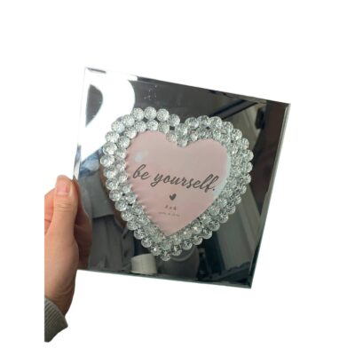 NEW Heart Shaped Mirror Picture Frame