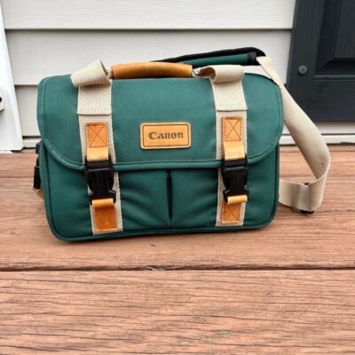 Canon Vintage Camera Bag Forest Green