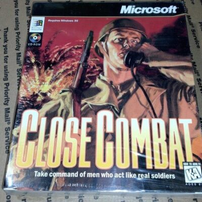 Microsoft PC Close Combat Big Box Game Sealed