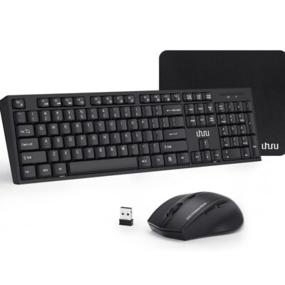 NEW Black 2.4G Wireless Keyboard & Mouse