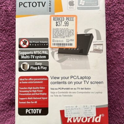 KWorld PC to TV KW-SA235 Box